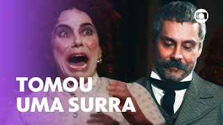 Lota dá uma SURRA em Tonico! | Nos Tempos do Imperador | TV Globo