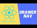 React Native Drawer Navigator Tutorial