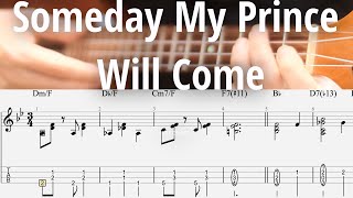 「Someday My Prince Will Come」Jazz Ukulele【ウクレレTAB譜付】いつか王子様が (ディズニー)