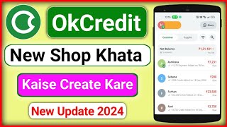 Okcredit me new shop khata kaise khole | How to create new khata in OkCredit App | YTe Smart