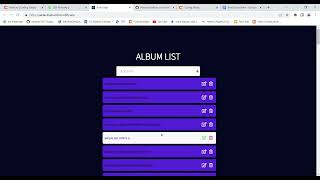 React App albumlist
