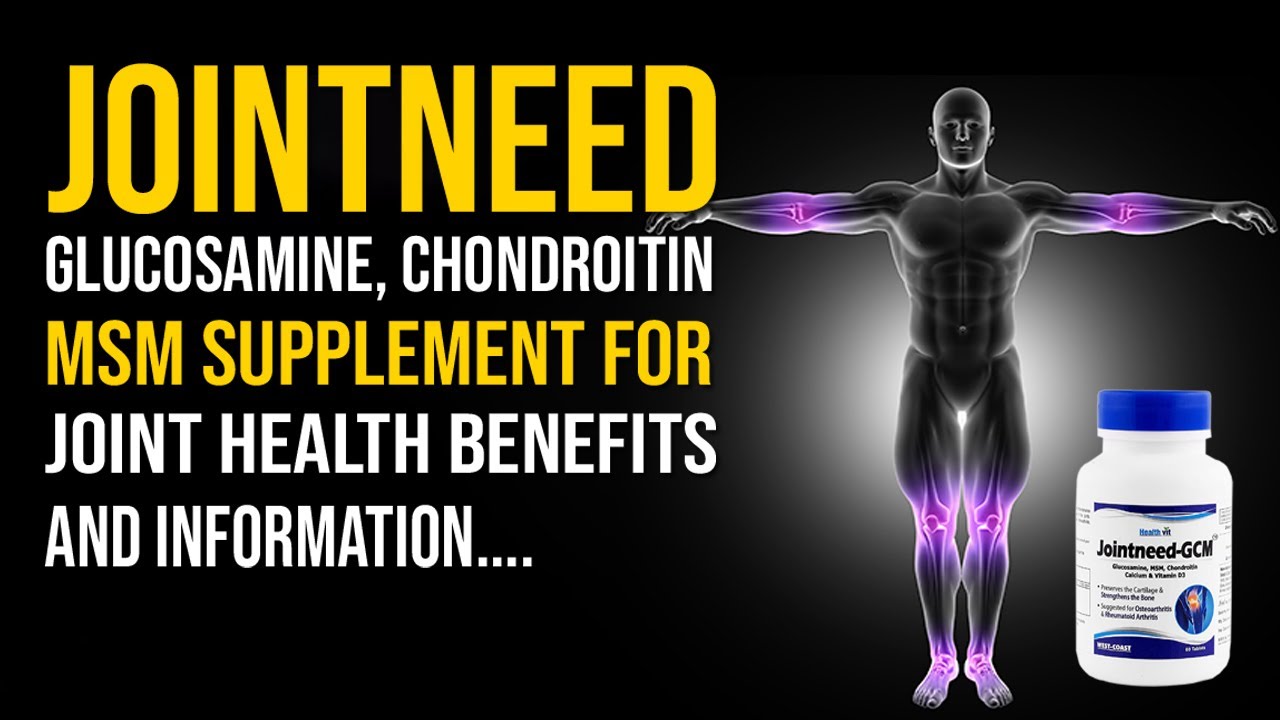 Jointneed - GCM (Glucosamine, Chondroitin & MSM) Tablets For Joint ...