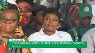 Funke Akindele Visits Epe East Senatorial District; Epe , Ibeju-Lekki, Somolu, Kosofe and Ikorodu