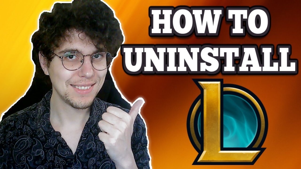 How To Uninstall League Of Legends Youtube