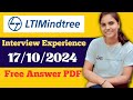 LTI Interview Experience | Latest Interview Experience LTI Mindtree #LTI_Interview_experience #jobs