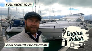 FULL TOUR - 2005 Fairline Phantom 50