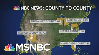 County To County: 5 Counties, 5 Battleground States And How They Impact 2020 | MTP Daily | MSNBC
