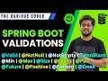 Spring Boot Validations Explained | @Valid, Annotations & Custom Validation