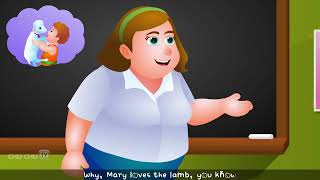 Mary Had A Little Lamb Nursery Rhyme With Lyrics   Cartoon Animation Rhymes & Songs for Children