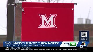 Miami University Board of Trustees approves tuition, room and board increases