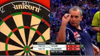 Taylor v van Gerwen | 9/11 | FINAL | World Darts Championship 2013