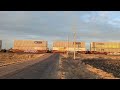 7746 leads a westbound bnsf intermodal jan 27 2025.