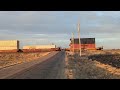 7746 leads a westbound bnsf intermodal jan 27 2025.