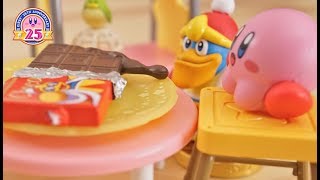 kirby stop motion cooking 「dedede chocolate bar」