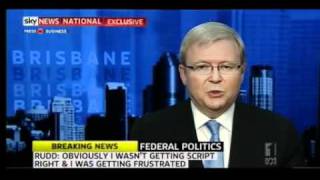 Footage of Kevin Rudd swearing released