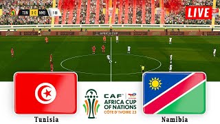 🔴TUNISIA vs NAMIBIA LIVE ⚽ AFRICA CUP of NATIONS 2023 GROUP STAGE ⚽ Football Gameplay PES 2021