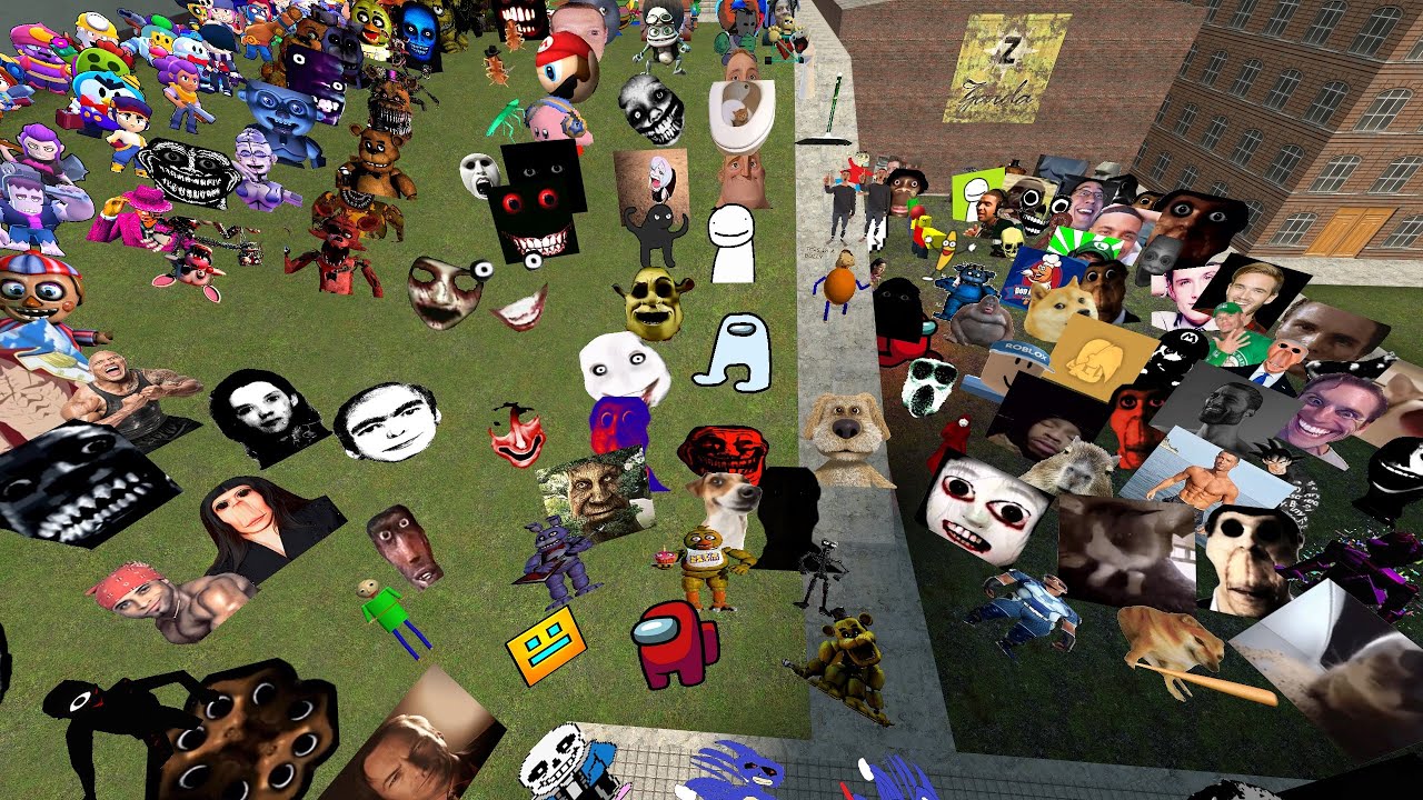 Too Much Nextbots Part 12 Youtube