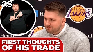 LUKA DONCIC shares first thoughts on shocking trade from DALLAS to LOS ANGELES