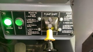 What happens inside the firetruck transmission when you move the pump shift lever? Animation