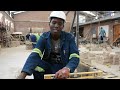 sibusiso ndwandwe bricklaying competitor for the worldskills south africa national competition