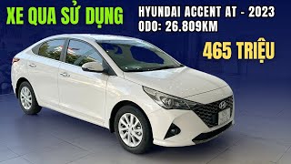 Xe 5 Chỗ Giá Rẻ Hyundai ACCENT 1.4AT Số Tự Động 2023, chạy 26.809km, Màu Trắng, Trả trước từ 150Tr