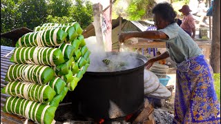 Sticky Rice Cake Master! She Makes 300 Cakes Everyday! Can Make 1000+ A Day For Customer's Orders