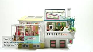 New Arrival | Teddy Theme DIY house-TDW05 Loving Neighborhood