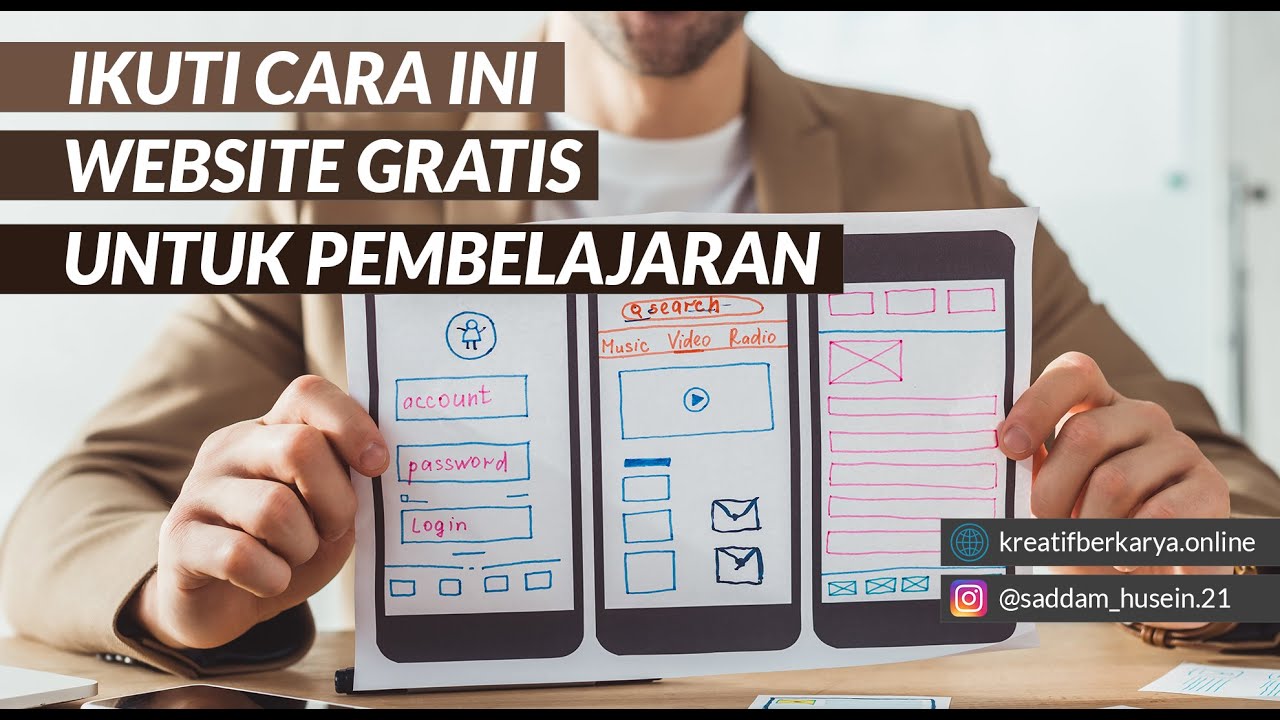 CARA MEMBUAT WEBSITE PEMBELAJARAN DARI 0 SAMPAI JADI GRATIS! - YouTube