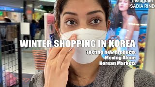 🇰🇷 Winter Coat shopping and Alone market tour in Korea | SADIA RIND