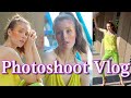 PHOTOSHOOT MINI VLOG- GRWM for a photoshoot + creative pastel makeup & photoshoot behind the scenes