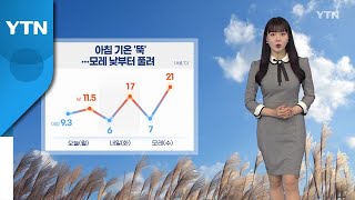 [날씨] 내일 하루 만에 다시 최저기온...점차 맑은 하늘 회복 / YTN