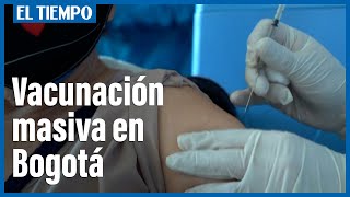 Bogotá inició la vacunación masiva de adultos mayores de 80 años