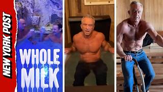 Watch Jean-Clad RFK Jr. and Kid Rock Pump Iron and Cold Plunge