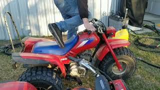 Honda ATC125M and ATC110 with 125m start and ride