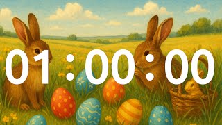 EASTER TIMER COUNTDOWN 1 HOUR | SCAVENGE HUNT TIMER