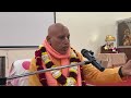 मनुष्य जीवन का लक्ष्य aim of human life iskcon banswada hh bhakti ashraya vaisnava swami