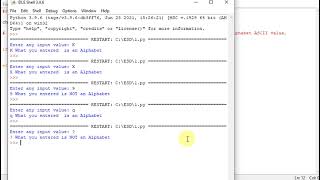 Python Program to check if user input value is english alphabet or not