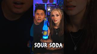 WORLD’S MOST SOUR SODA ⚠️ ft. @BusyBASMR | #ASMR #shorts