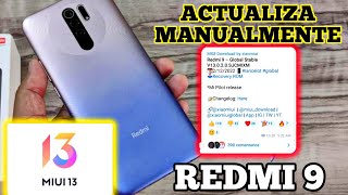 🔥Redmi 9 MIUI 13.0.2.0┃Cómo actualizar manualmente a la última versión de MIUI 13 en el Redmi 9🔥😱