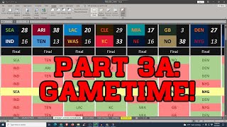 NFL Football Office Pick'em Pool / Sheet in Excel | Pt. 3A: Gametime!