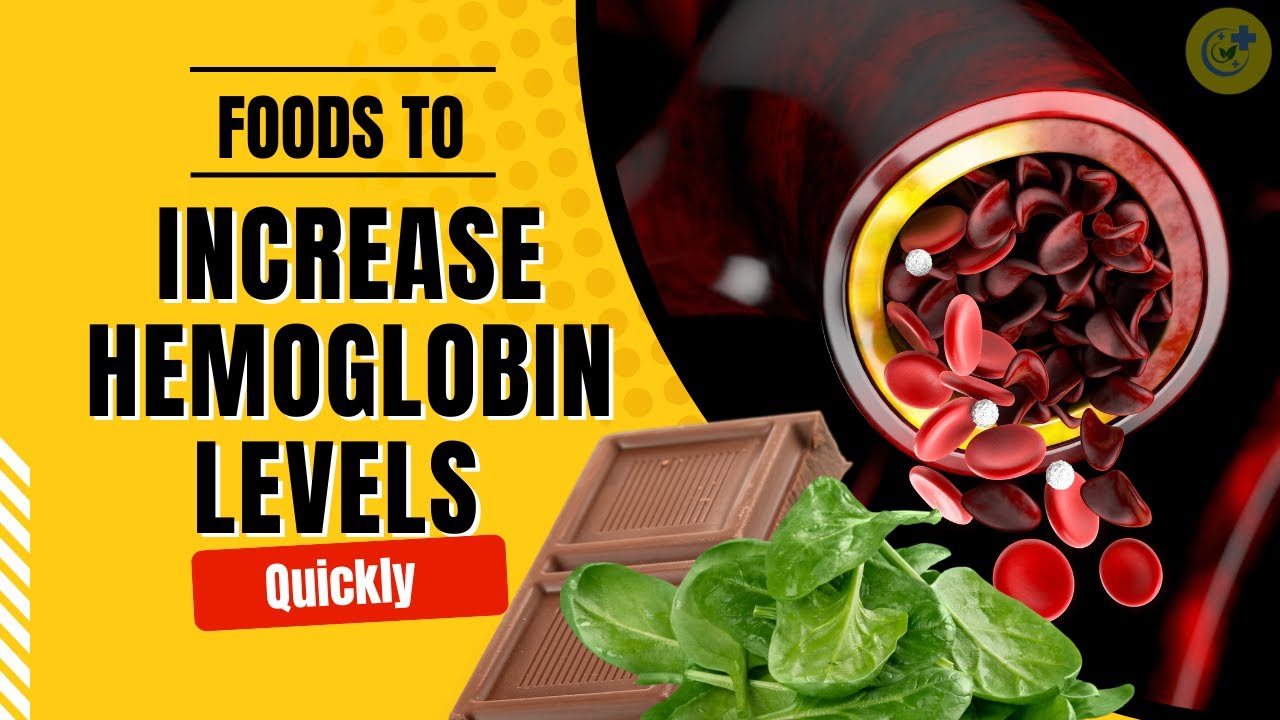 Foods To Increase Hemoglobin Levels Quickly | Iron Rich Foods - YouTube