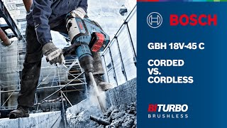 Bosch Professional GBH 18V-45 C Outperforms Its Corded Counterpart