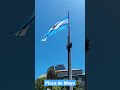 Plaza de Mayo y bandera gigante de #argentina #viajerodelmundo #shortvideo