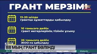 Биылғы оқу жылына 88 мың грант бөлінді