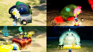 【無犠牲】黄ピクミン100匹VS全ボス戦 100 Yellow Pikmin VS All Boss Fight(No Death)【 ピクミン4 】