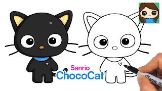 How to Draw ChocoCat Easy | Sanrio