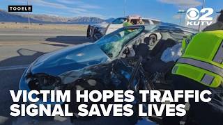 Victim hopes traffic signal at dangerous Tooele County intersection will save lives