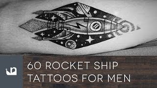 60 Rocketship Tattoos For Men