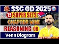 SSC GD 2025 | Venn Diagram Reasoning | SSC GD Reasoning Super Sets | By Rahul Sharma Sir