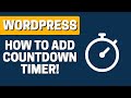 How to Add Countdown Timer to WordPress 2020